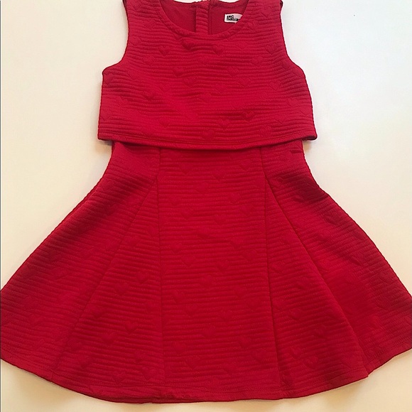 Epic Threads Girls Red A-Line Heart Dress - Picture 3 of 7